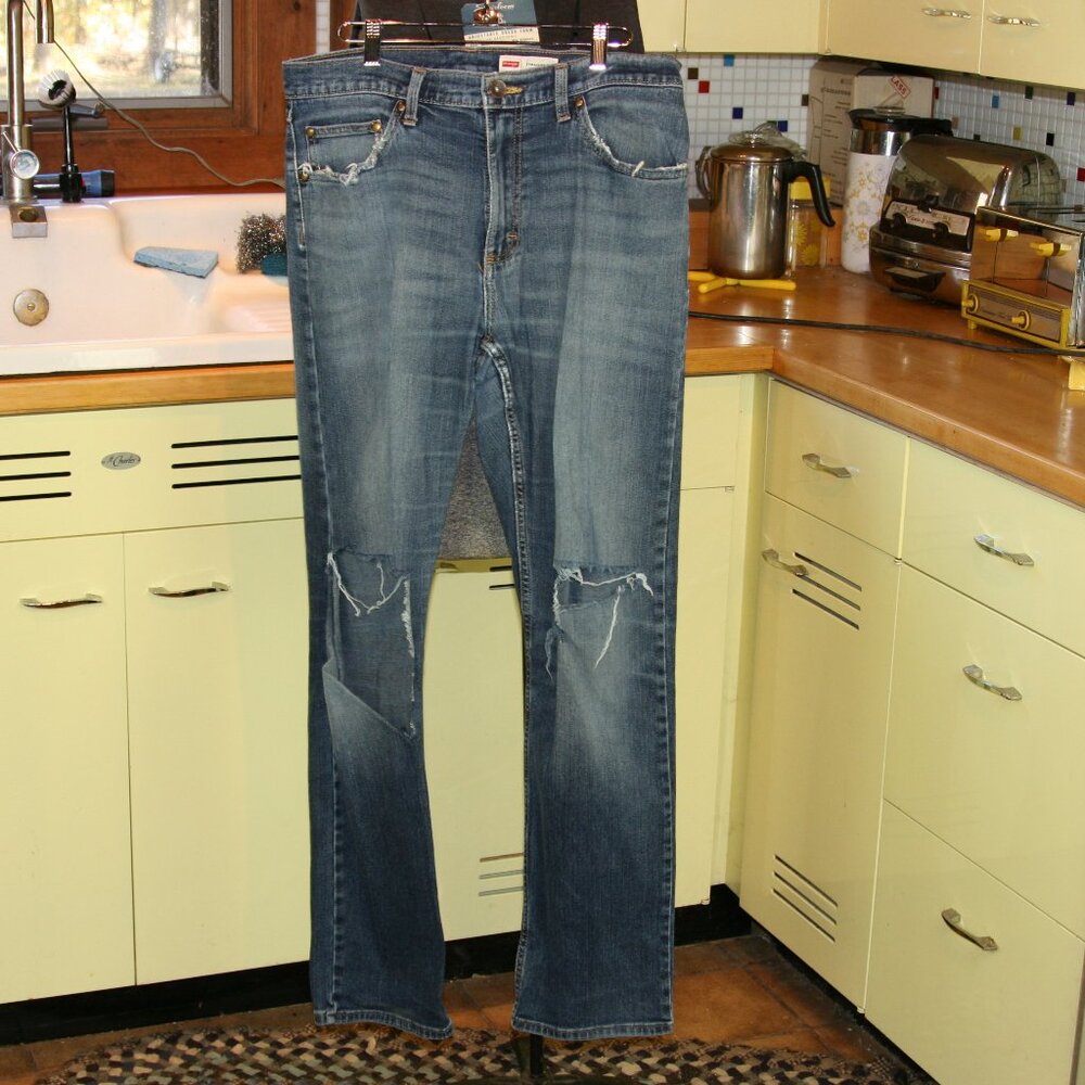 Vintage Wrangler Denim Jeans Distressed